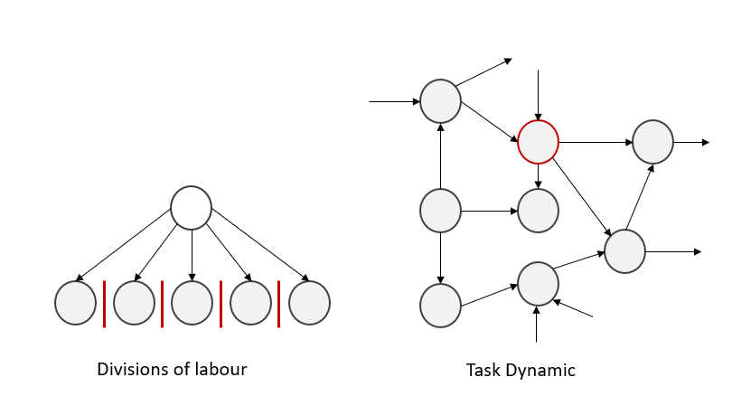 divisions of labour task dynamic